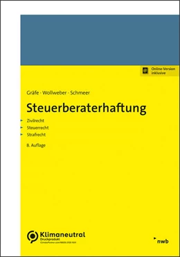 Abbildung von Gräfe / Wollweber | Steuerberaterhaftung (Online Version) | 8. Auflage | 2023 | beck-shop.de