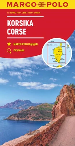 Abbildung von MARCO POLO Reisekarte Korsika 1:150.000 | 7. Auflage | 2024 | beck-shop.de