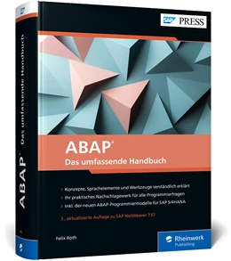 Abbildung von Roth | ABAP - Das umfassende Handbuch | 3. Auflage | 2023 | beck-shop.de