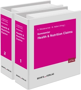 Abbildung von Meisterernst / Haber (Hrsg.) | Health & Nutrition Claims | 1. Auflage | 2021 | beck-shop.de