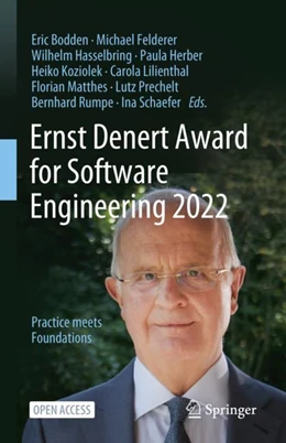 Abbildung von Bodden / Felderer | Ernst Denert Award for Software Engineering 2022 | 1. Auflage | 2024 | beck-shop.de