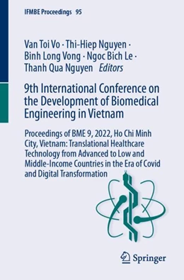 Abbildung von Vo / Nguyen | 9th International Conference on the Development of Biomedical Engineering in Vietnam | 1. Auflage | 2023 | 95 | beck-shop.de