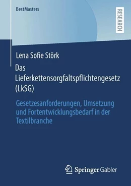 Abbildung von Störk | Das Lieferkettensorgfaltspflichtengesetz (LkSG) | 1. Auflage | 2023 | beck-shop.de
