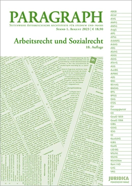 Abbildung von Resch | Paragraph - Arbeitsrecht und Sozialrecht | 18. Auflage | 2023 | beck-shop.de