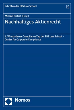 Abbildung von Nietsch | Nachhaltiges Aktienrecht | 1. Auflage | 2023 | 15 | beck-shop.de