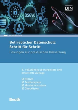 Abbildung von Reimann / DIN e. V. | Betrieblicher Datenschutz Schritt für Schritt | 3. Auflage | 2023 | beck-shop.de