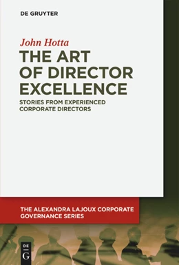 Abbildung von Hotta | The Art of Director Excellence | 1. Auflage | 2023 | beck-shop.de
