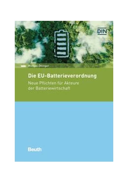 Abbildung von Öttinger | Die EU-Batterieverordnung - Buch mit E-Book | 1. Auflage | 2023 | beck-shop.de