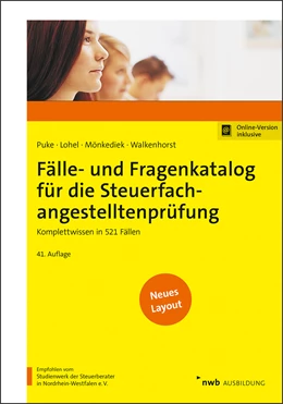 Abbildung von Puke / Lohel | Fälle- und Fragenkatalog für die Steuerfachangestelltenprüfung | 41. Auflage | 2024 | beck-shop.de