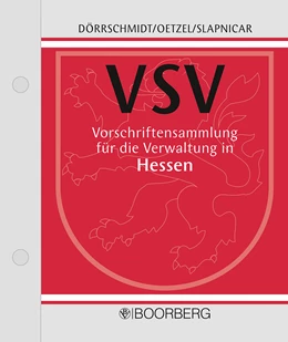 Abbildung von Dörrschmidt / Oetzel | Vorschriftensammlung für die Verwaltung in Hessen (VSV) | 1. Auflage | 2024 | beck-shop.de