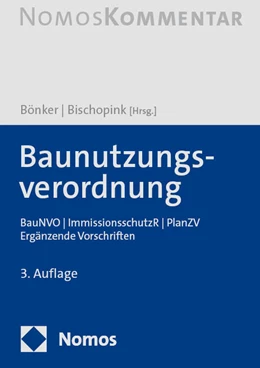 Abbildung von Bönker / Bischopink (Hrsg.) | Baunutzungsverordnung | 3. Auflage | 2024 | beck-shop.de