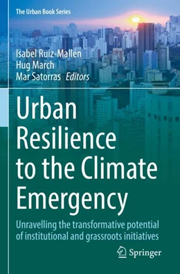 Abbildung von Ruiz-Mallén / March | Urban Resilience to the Climate Emergency | 1. Auflage | 2023 | beck-shop.de