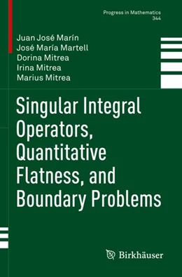 Abbildung von Marín / Martell | Singular Integral Operators, Quantitative Flatness, and Boundary Problems | 1. Auflage | 2023 | 344 | beck-shop.de