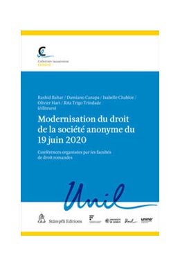 Abbildung von Bahar / Chabloz | Modernisation du droit de la société anonyme du 19 juin 2020 | 1. Auflage | 2024 | beck-shop.de