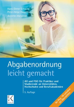 Abbildung von Warsönke / Schwind | Abgabenordnung - leicht gemacht. | 5. Auflage | 2021 | beck-shop.de