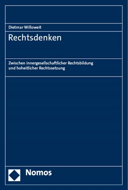 Abbildung von Willoweit † / Schlinker | Rechtsdenken | 1. Auflage | 2024 | beck-shop.de
