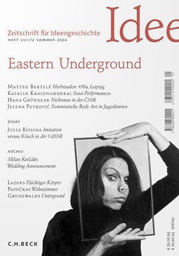 Cover:, Zeitschrift für Ideengeschichte Heft XVIII/2 Sommer 2024