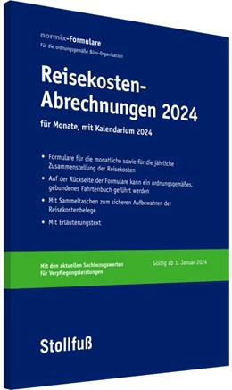 Abbildung von Reisekosten-Abrechnung 2024 mit Kalendarium | 1. Auflage | 2024 | beck-shop.de