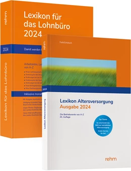 Abbildung von Schönfeld / Plenker | Buchpaket Lexikon für das Lohnbüro und Lexikon Altersversorgung 2024 | 1. Auflage | 2024 | beck-shop.de