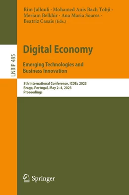 Abbildung von Jallouli / Bach Tobji | Digital Economy. Emerging Technologies and Business Innovation | 1. Auflage | 2023 | beck-shop.de