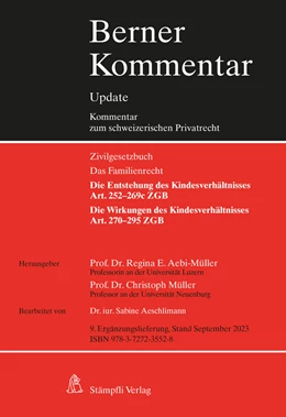 Abbildung von Aebi-Müller / Müller | Kindesrecht, Art. 252-295 ZGB, 9. Ergänzungslieferung | 1. Auflage | 2024 | beck-shop.de