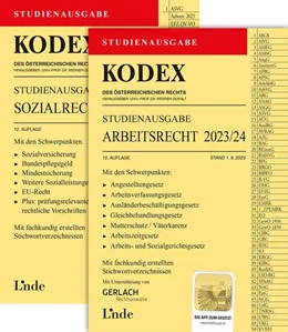 Abbildung von Doralt | KODEX-Paket Studienausgabe Arbeits- und Sozialrecht 2023/24 | 12. Auflage | 2023 | beck-shop.de