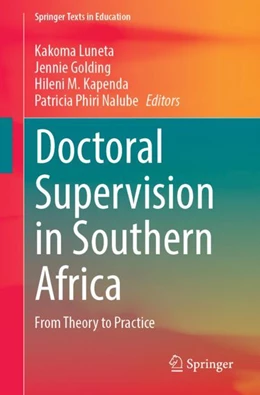 Abbildung von Luneta / Golding | Doctoral Supervision in Southern Africa | 1. Auflage | 2024 | beck-shop.de