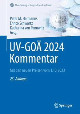 Abbildung von Schwartz / Hermanns | UV-GOÄ 2024 Kommentar | 23. Auflage | 2024 | beck-shop.de