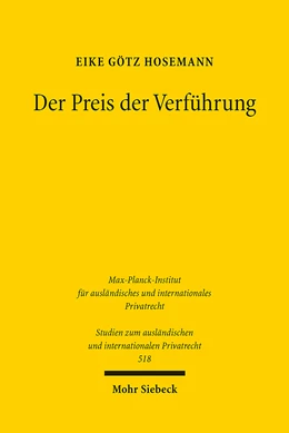 Abbildung von Hosemann | Der Preis der Verführung | 1. Auflage | 2023 | 518 | beck-shop.de
