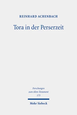 Abbildung von Achenbach | Tora in der Perserzeit | 1. Auflage | 2023 | 173 | beck-shop.de