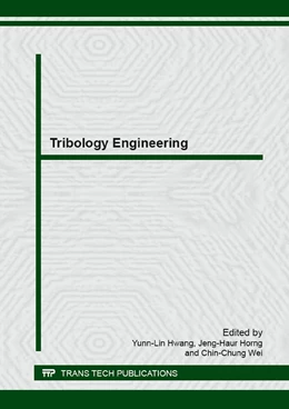 Abbildung von Hwang / Horng | Tribology Engineering | 1. Auflage | 2015 | beck-shop.de