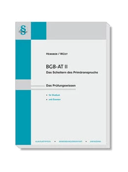 Abbildung von Hemmer / Wüst | BGB AT II | 17. Auflage | 2023 | beck-shop.de
