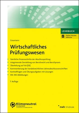 Abbildung von Graumann | Wirtschaftliches Prüfungswesen (Online Version) | 7. Auflage | 2023 | beck-shop.de