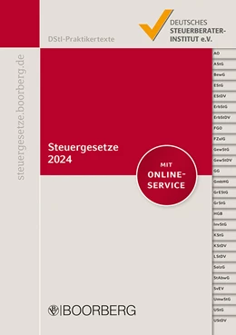 Abbildung von Deutsches Steuerberaterinstitut e. V. | Steuergesetze 2024 | 1. Auflage | 2024 | beck-shop.de