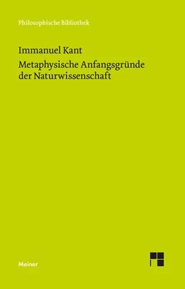 Abbildung von Kant / Pollok | Metaphysische Anfangsgründe der Naturwissenschaft | 1. Auflage | 2023 | beck-shop.de