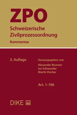 Abbildung von Brunner / Schwandner | Schweizerische Zivilprozessordnung ZPO | 3. Auflage | 2024 | beck-shop.de