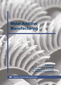 Abbildung von Lancaster / Fortunato | Metal Additive Manufacturing | 1. Auflage | 2020 | beck-shop.de