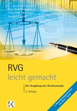Abbildung von Leicht / Schwind | RVG - leicht gemacht. | 2. Auflage | 2014 | beck-shop.de