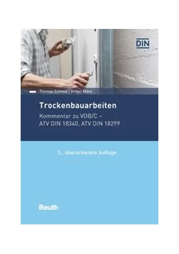 Abbildung von Mänz / Schmid | Trockenbauarbeiten | 5. Auflage | 2024 | beck-shop.de