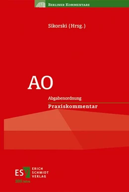 Abbildung von Sikorski (Hrsg.) | Abgabenordnung: AO | 1. Auflage | 2023 | beck-shop.de