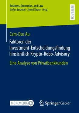 Abbildung von Au | Faktoren der Investment-Entscheidungsfindung hinsichtlich Krypto-Robo-Advisory | 1. Auflage | 2023 | beck-shop.de