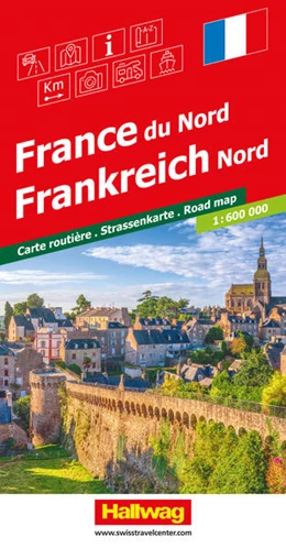 Abbildung von Hallwag Kümmerly+Frey AG | Frankreich Nord Strassenkarte 1:600 000 | 3. Auflage | 2023 | beck-shop.de