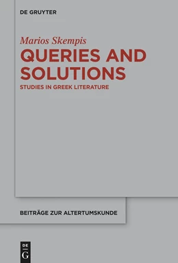 Abbildung von Skempis | Queries and Solutions | 1. Auflage | 2024 | beck-shop.de