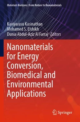 Abbildung von Kasinathan / Elshikh | Nanomaterials for Energy Conversion, Biomedical and Environmental Applications | 1. Auflage | 2023 | beck-shop.de