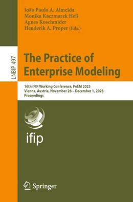 Abbildung von Almeida / Kaczmarek-Heß | The Practice of Enterprise Modeling | 1. Auflage | 2023 | 497 | beck-shop.de