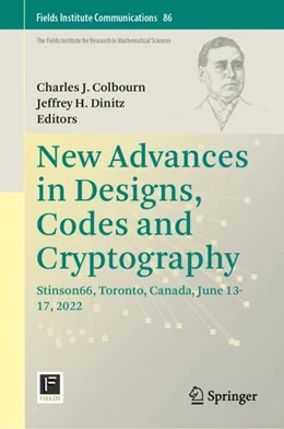 Abbildung von Colbourn / Dinitz | New Advances in Designs, Codes and Cryptography | 1. Auflage | 2024 | 86 | beck-shop.de
