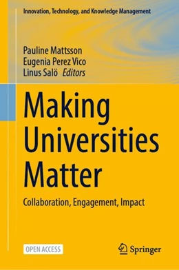 Abbildung von Mattsson / Perez Vico | Making Universities Matter | 1. Auflage | 2023 | beck-shop.de