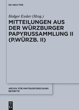 Abbildung von Essler | Mitteilungen aus der Würzburger Papyrussammlung II (P.Würzb. II) | 1. Auflage | 2024 | 49 | beck-shop.de