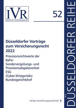 Abbildung von Looschelders / Michael | Düsseldorfer Vorträge zum Versicherungsrecht 2022 | 1. Auflage | 2023 | beck-shop.de