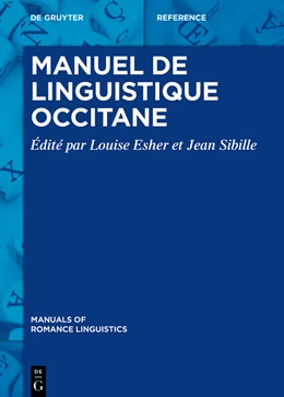 Abbildung von Esher / Sibille | Manuel de linguistique occitane | 1. Auflage | 2024 | beck-shop.de